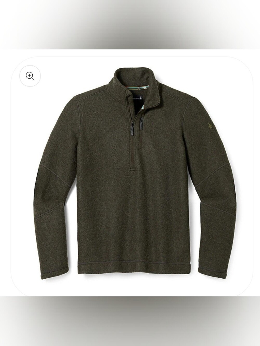 SMARTWOOL HUDSON TRAIL FLEECE HALF-ZIP SWEATER - XL